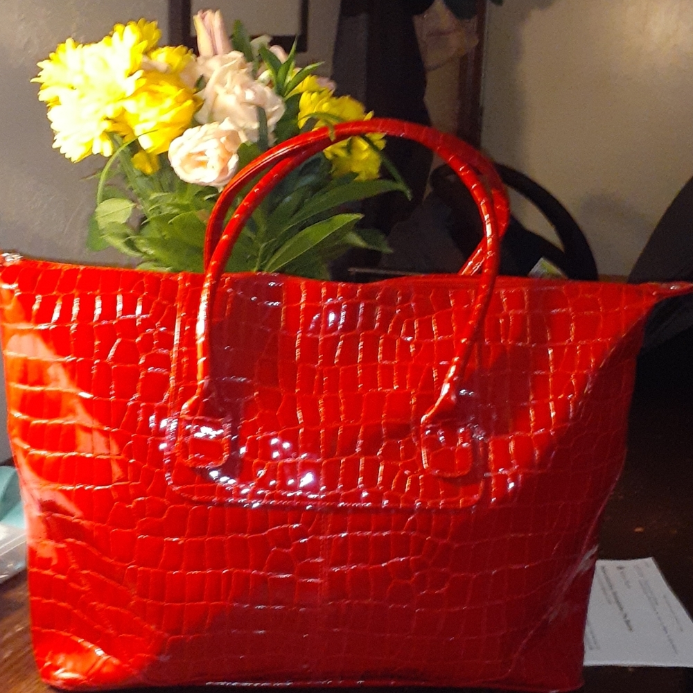 Large red Tote